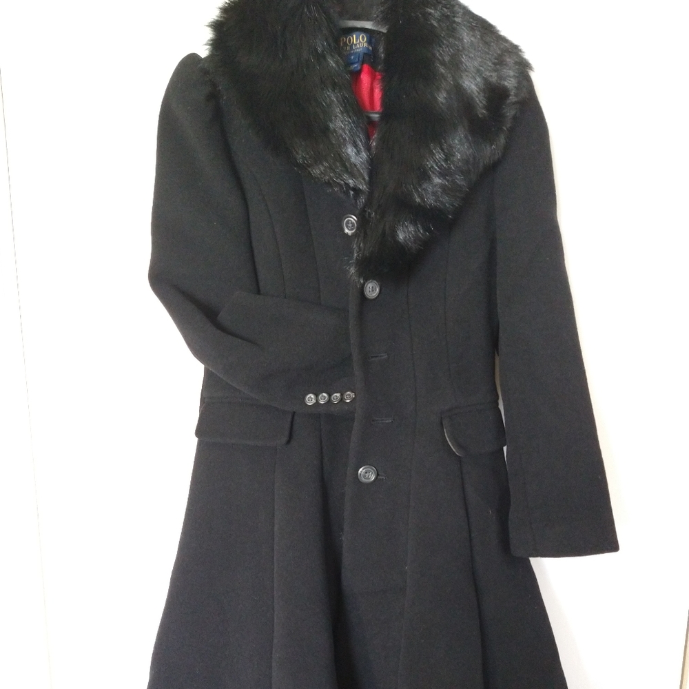 Ralph Lauren wool girls coat!